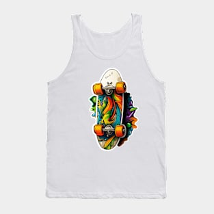 Skateboard Sticker design #2 Tank Top